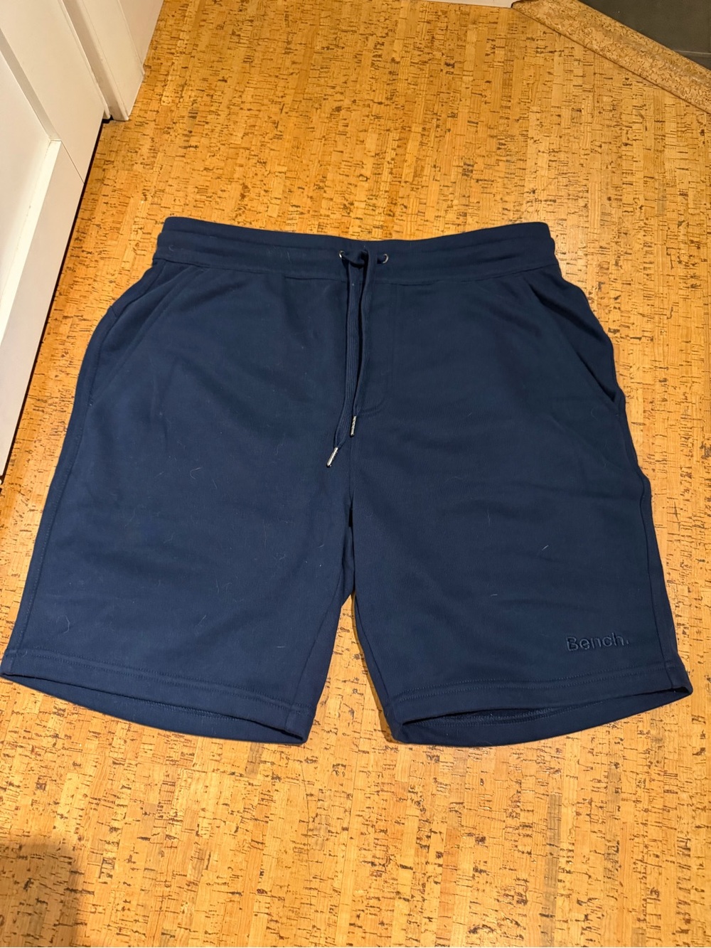 Bench Men's Dark Navy Athletic Drawstring Shorts, NWT